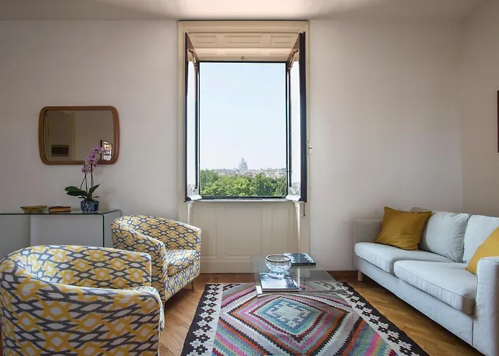 Apartment ""bright Floor Vatican & Tiber View, Steps From Olympic Stadium" *